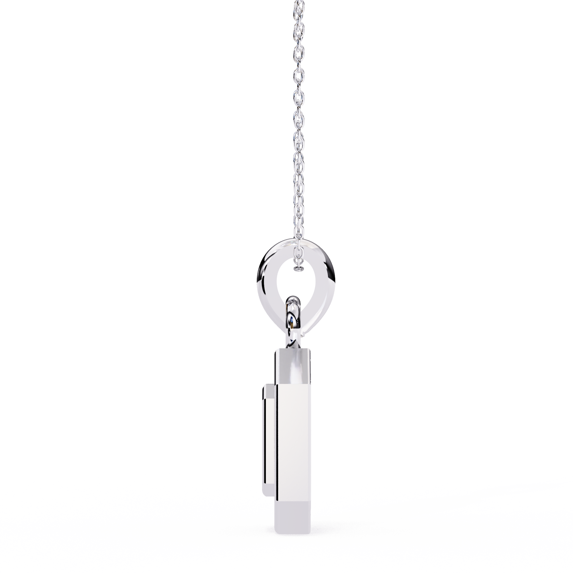Solitairekart 0.16ct Natural Diamond Pendant-HI Color, VS-SI Clarity